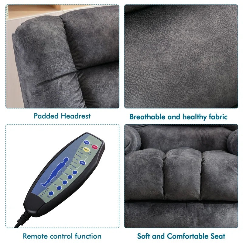 Heated Manuel Massage Recliner