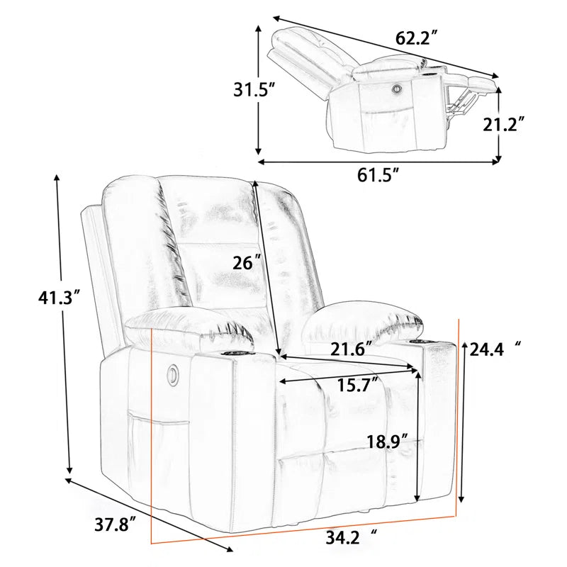 Power Lift Assist Recliner