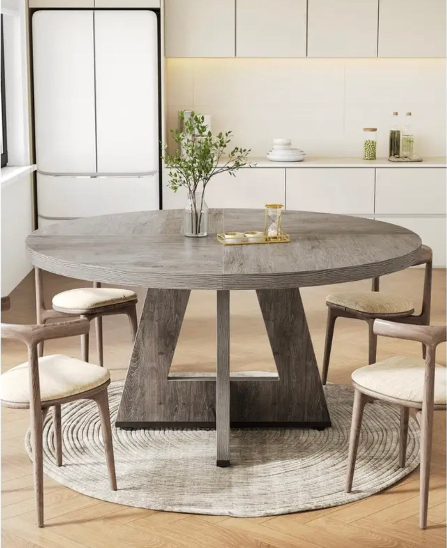 Round Farmhouse Dining Table