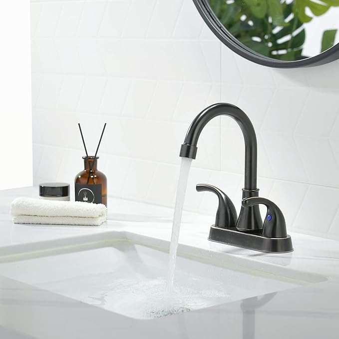 Bathroom Faucet with Drain Stopper