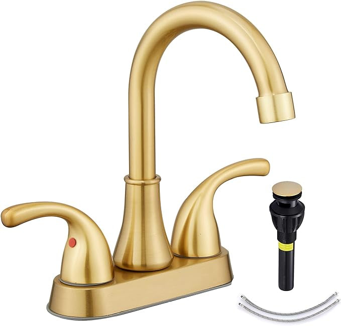 Bathroom Faucet with Drain Stopper