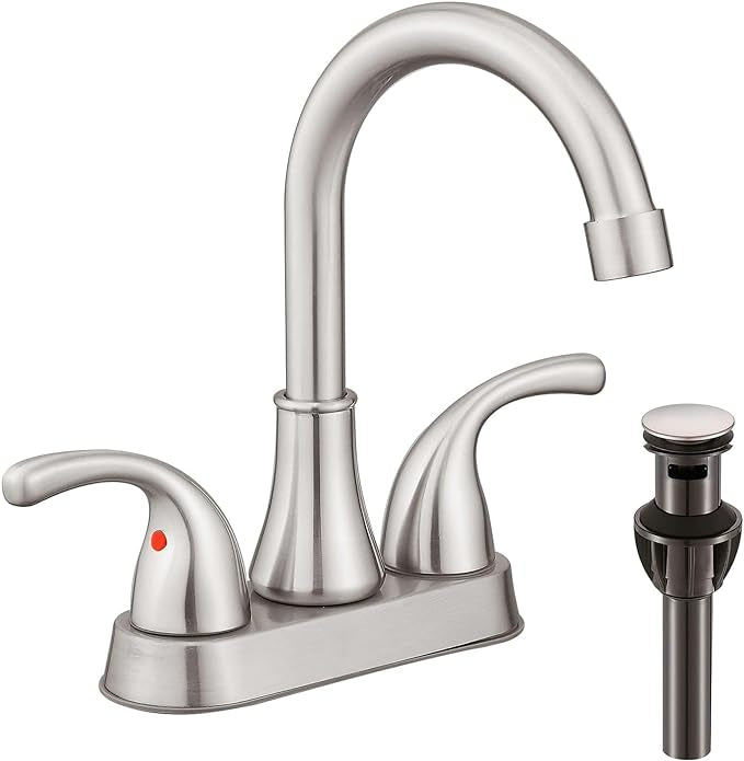 Bathroom Faucet with Drain Stopper