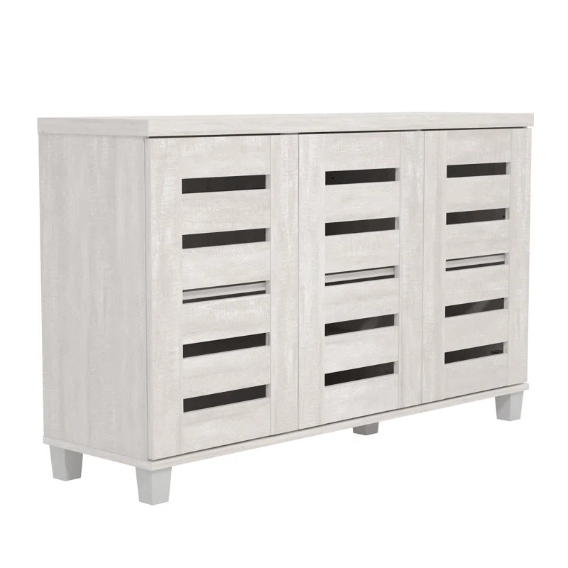 16 Pair Space-Saving Shoe Cabinet Organizer