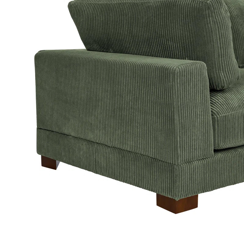 Dark Green 6pc Home Collection Sectional