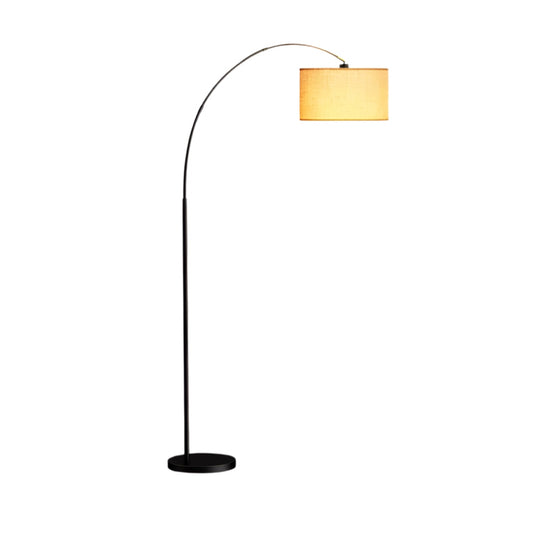Black Arched Lamp w/ Remote Control